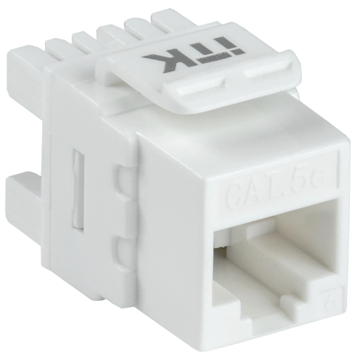 ITK Модуль Keystone Jack кат.5E UTP 110 IDC 180град
