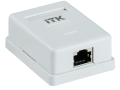 ITK Настенная информационная розетка RJ45 кат.5E FTP 1-порт