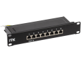 ITK 1U патч-панель кат.6 STP 8 портов 10" (Dual IDC)