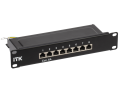 ITK 1U патч-панель кат.6A STP 8 портов 10" (Dual IDC)