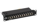 ITK 1U патч-панель кат.6A STP 12 портов 10" (Dual IDC)