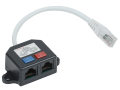 ITK Разветвитель (Y-адаптер) кат.5E 2xRJ45-1хRJ45