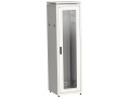 ITK LINEA N Шкаф сетевой 19" 33U 600х600мм стеклянная передняя дверь серый