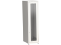 ITK LINEA E Шкаф напольный сетевой 19" 42U 600х800мм стеклянная передняя дверь задняя металлическая серый