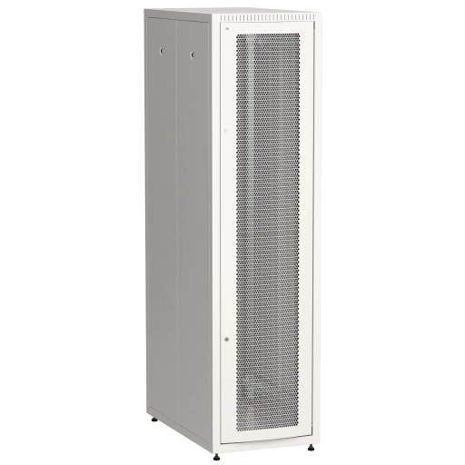 ITK LINEA E Шкаф напольный сетевой 19" 47U 600х1000мм перфорированная передняя дверь задняя металлическая серый