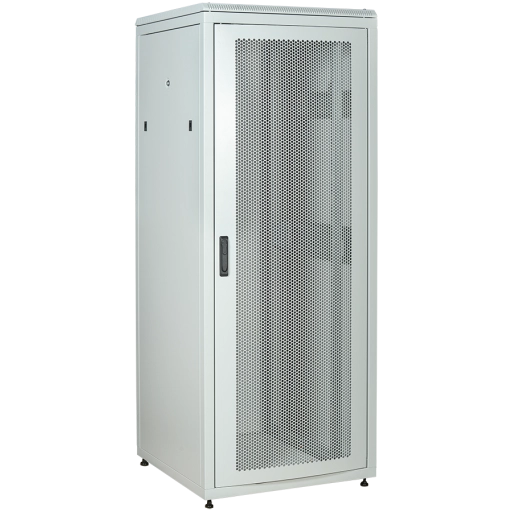 ITK LINEA N Шкаф сетевой 19" 38U 800х800мм перфорированная передняя дверь задняя металлическая серый