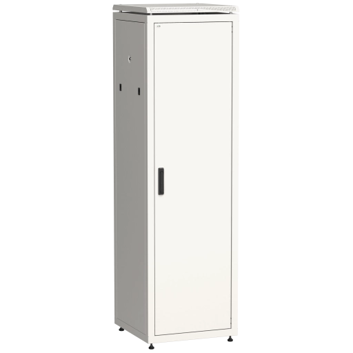 ITK LINEA N Шкаф сетевой 19" 42U 600х600мм металлическая передняя дверь серый
