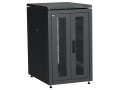 ITK LINEA N Шкаф сетевой 19" 18U 600х800мм двери передняя перфорированная задняя двустворчатая перфорированная черный