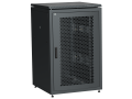 ITK LINEA N Шкаф сетевой 19" 18U 800х800мм перфорированная передняя дверь задняя металлическая черный