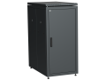 ITK LINEA N Шкаф сетевой 19" 24U 600х1000мм металлическая передняя дверь черный