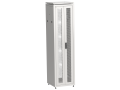 ITK LINEA N Шкаф сетевой 19" 47U 600х600мм двери передняя перфорированная задняя двустворчатая перфорированная серый