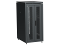 ITK LINEA N Шкаф сетевой 19" 24U 600х800мм двери передняя перфорированная задняя двустворчатая перфорированная черный