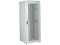 ITK LINEA N Шкаф сетевой 19" 47U 800х800мм перфорированная передняя дверь задняя металлическая серый