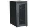 ITK LINEA N Шкаф сетевой 19" 28U 600х1000мм перфорированная передняя дверь черный