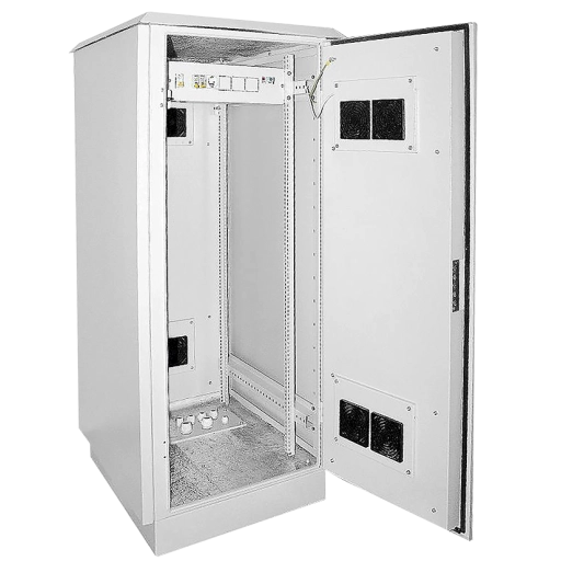 ITK Шкаф уличный напольный 19" LINEA O 42U 720х860мм IP55 металлическая дверь серый