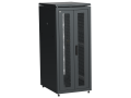 ITK LINEA N Шкаф сетевой 19" 28U 600х800мм двери передняя перфорированная задняя двустворчатая перфорированная черный
