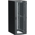 ITK LINEA S Шкаф серверный 19" 42U 750х1070мм передняя дверь двухстворчатая перфорированная задняя дверь перфорированная черный RAL 9005