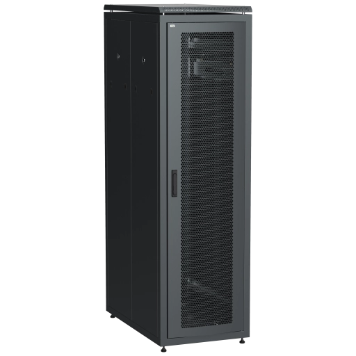 ITK LINEA N Шкаф сетевой 19" 33U 600х1000мм перфорированная передняя дверь черный