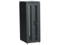 ITK LINEA N Шкаф сетевой 19" 33U 600х800мм двери передняя перфорированная задняя двустворчатая перфорированная черный