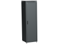 ITK LINEA N Шкаф сетевой 19" 33U 600х800мм металлическая передняя дверь черный