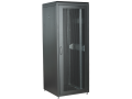 ITK LINEA N Шкаф сетевой 19" 33U 800х800мм перфорированная передняя дверь задняя металлическая черный