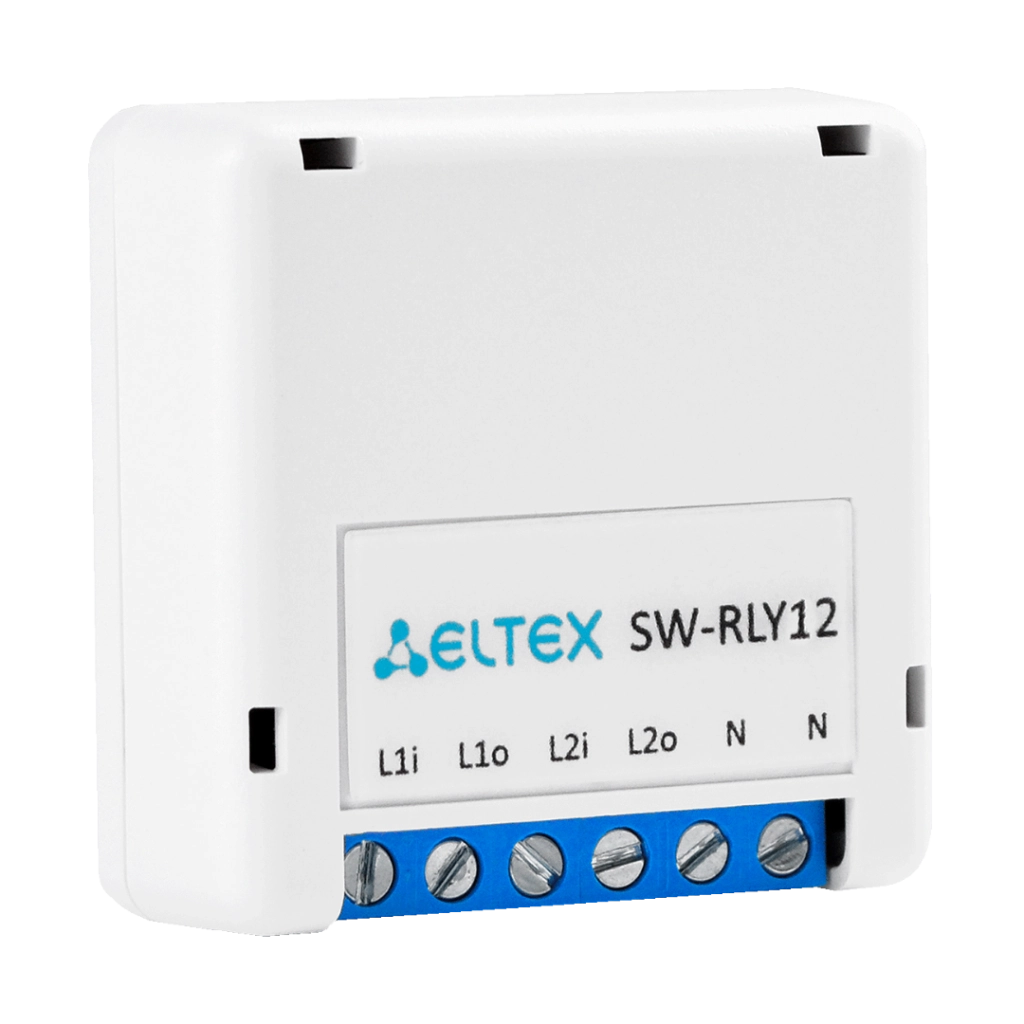 SW-RLY12 Eltex | Matter over Wi-Fi-реле управления освещением