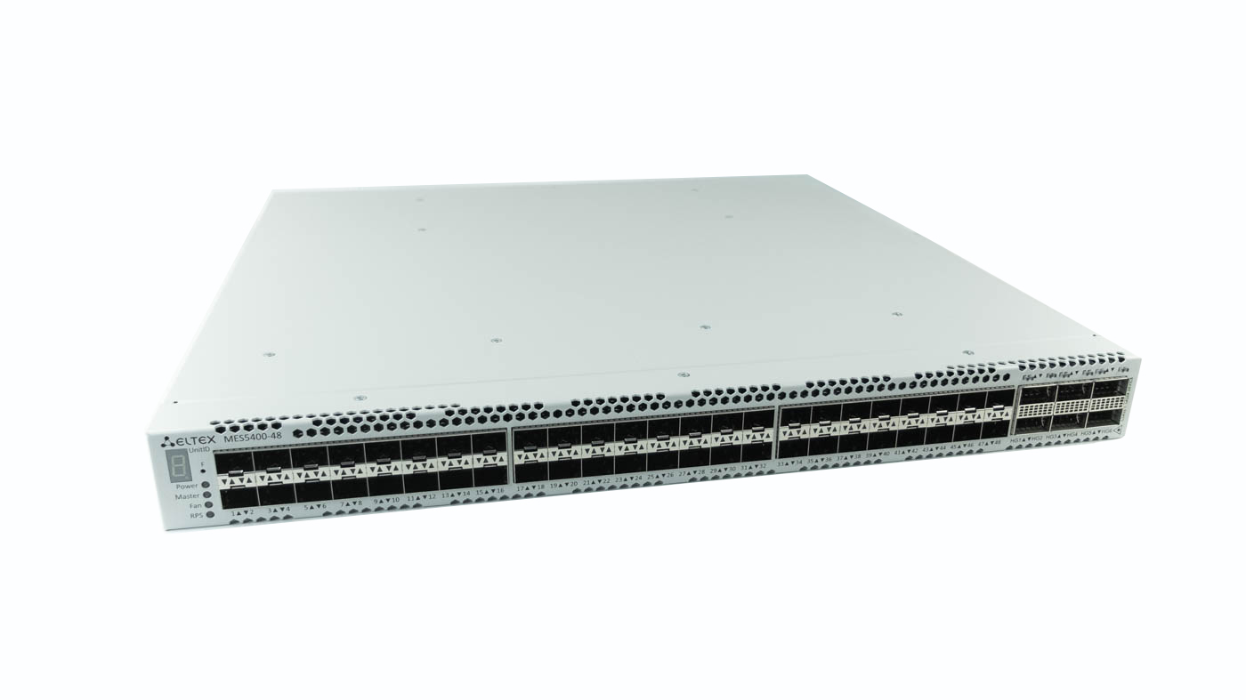 MES5400-48 Eltex I Коммутатор 48 портов SFP+, 6 портов QSFP28